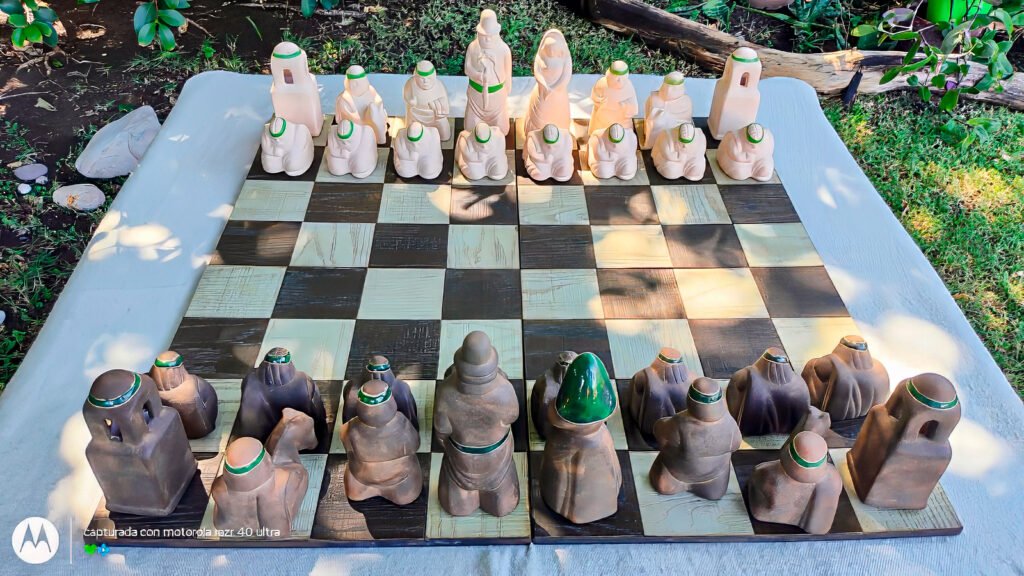 juego de ajedrez artesanal - Ma1